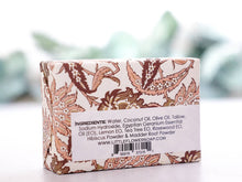 Load image into Gallery viewer, Hibiscus Rose Geranium Handmade Soap: 3.5 oz