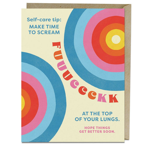 Knock Knock - Self-Care Tip Friend Greeting Cards