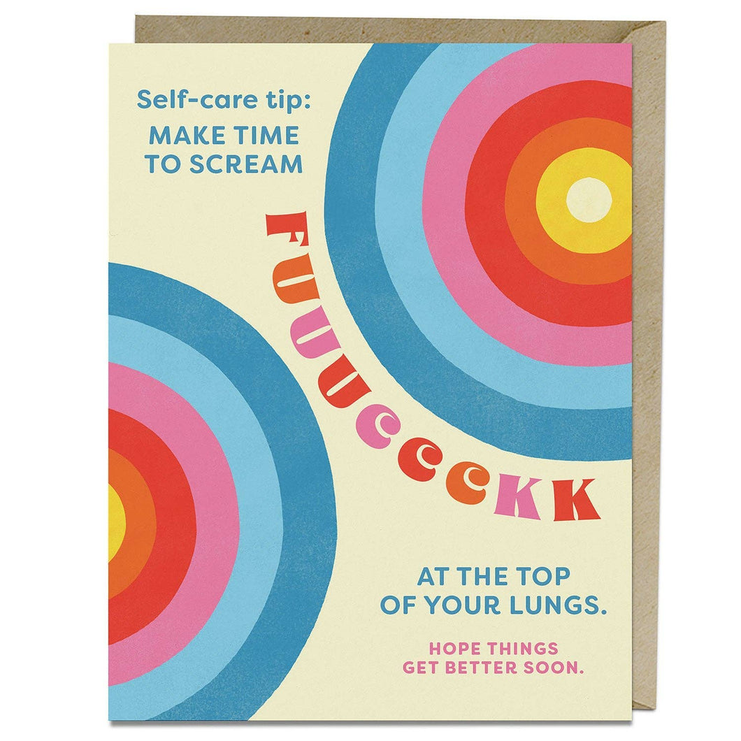 Knock Knock - Self-Care Tip Friend Greeting Cards