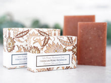 Load image into Gallery viewer, Hibiscus Rose Geranium Handmade Soap: 3.5 oz