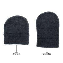 Load image into Gallery viewer, The Park Wholesale - Beanies Caps Toboggan Cuffed Soft Knit in Bulk Multi-Color Plain Blank Wholesale: Hot Pink