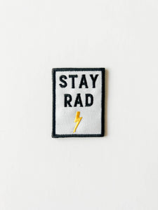 Field Trip Threads - Stay Rad Embroidered Iron-On Patch