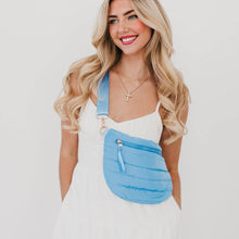 Load image into Gallery viewer, Jolie Puffer Belt Bag Carolina Blue