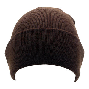 The Park Wholesale - Beanies Caps Toboggan Cuffed Soft Knit in Bulk Multi-Color Plain Blank Wholesale: Heather Grey