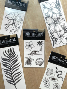 NatureTats - Beach Life Temporary Tattoos