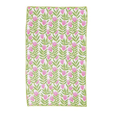 Load image into Gallery viewer, POPPY PAPAVER blu Kitchen Tea Towel