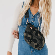 Load image into Gallery viewer, Jolie Puffer Belt Bag Camo