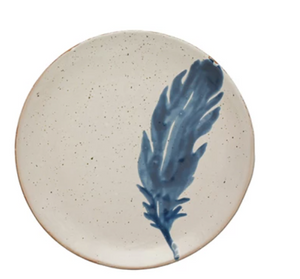 Hand-Painted Stoneware Plate