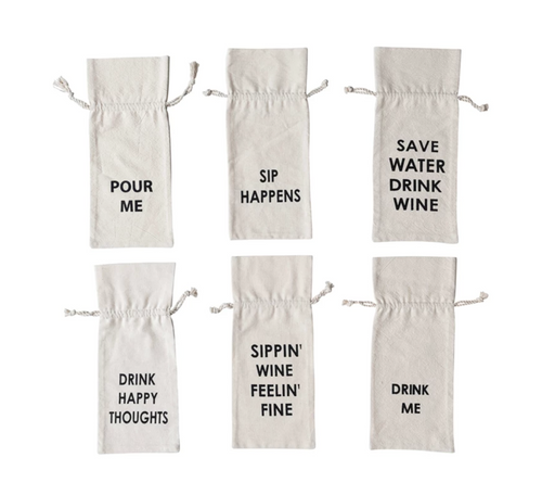 Cotton Wine Bag-6 Styles