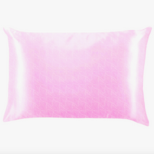 Load image into Gallery viewer, Lemon Lavender Printed Silky Satin Pillowcase