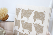 Load image into Gallery viewer, Jangneus - Swedish Dishcloth - Highland Cow
