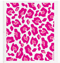 Load image into Gallery viewer, Jangneus - Swedish Dishcloth - Leopard Pink