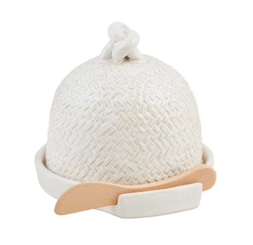 Textured Cheese Ball Cloche Set