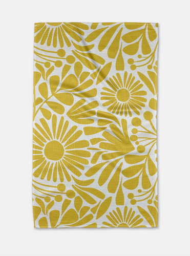 Geometry - Sunlit Blooms Tea Towel