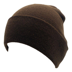 The Park Wholesale - Beanies Caps Toboggan Cuffed Soft Knit in Bulk Multi-Color Plain Blank Wholesale: Neon Green