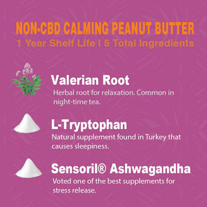 Poochie Butter - Calming Dog Peanut Butter (No CBD)