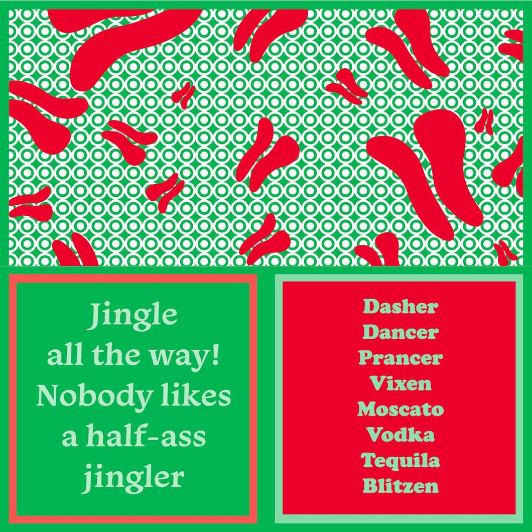 Napkin: XMAS Blitzen/Half Ass Jingler