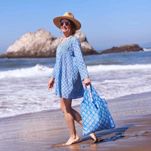 Load image into Gallery viewer, FIFER BLUE blu Bag Reusable Shopper Tote