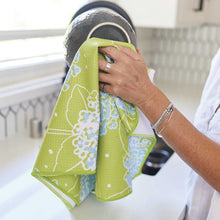 Load image into Gallery viewer, HYDRANGEA blu Kitchen Tea Towel