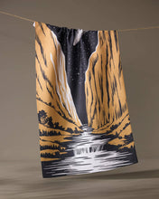 Load image into Gallery viewer, Geometry Canyonfall Tea Towel