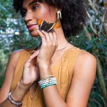 Load image into Gallery viewer, Intermix Stone Stacking Bracelet - African Turquoise
