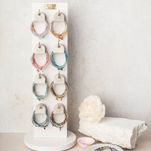 Load image into Gallery viewer, Chromacolor Miyuki Bracelet Trio - Blush Multi/Silver