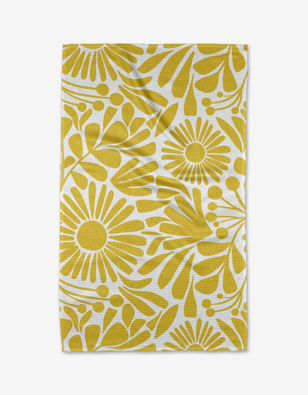 Geometry-Sunlit Blooms Tea Towel