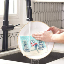 Load image into Gallery viewer, SKATER blu Cloths Reusable Sponge-Cloth, Set of 2