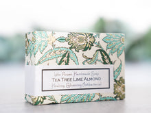 Load image into Gallery viewer, Tea Tree Lime Almond Handmade Soap: 3.5 oz