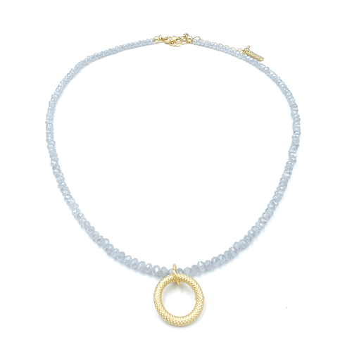 EG Dainty Vibe on Pale Blue Necklace