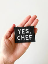 Load image into Gallery viewer, Field Trip Threads - Yes Chef Black Iron-on Sew-on Patch