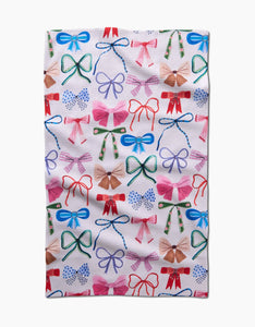 Geometry-Bows Tea Towel