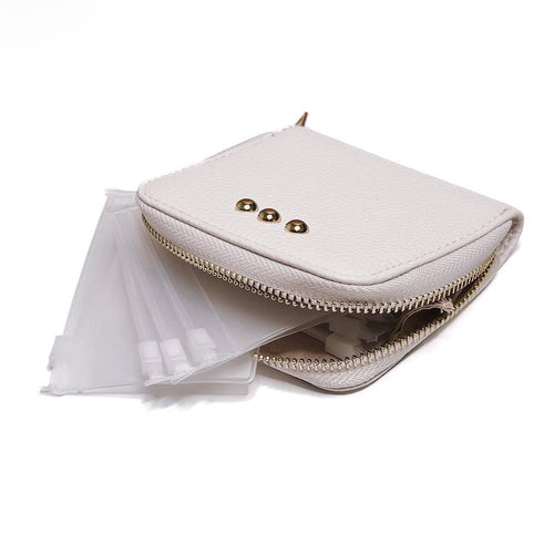Wanderer Pouch Travel Organizer: Cream