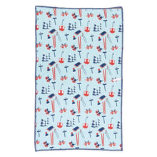 Load image into Gallery viewer, NORDIC SPORTS blu Kitchen Tea Towel