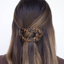 Load image into Gallery viewer, TELETIES - Round Flat Hair Clip | Medium | Tortoise