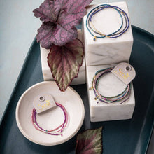 Load image into Gallery viewer, Tonal Chromacolor Miyuki Bracelet Trio - Frost/Silver
