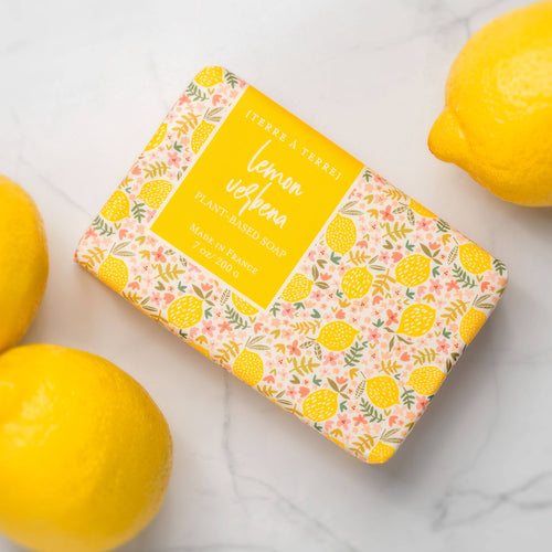 Terre a Terre Petite Fleur Soap- Lemon Verbena 7oz/ 200g