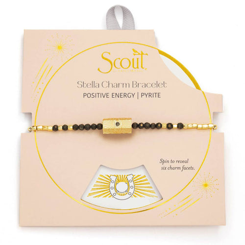 Stella Bracelet - Positive Energy/Pyrite/Gold