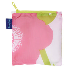 Load image into Gallery viewer, POPPIES PINK Reusable Shopper blu Bag