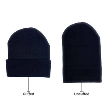 Load image into Gallery viewer, The Park Wholesale - Beanies Caps Toboggan Cuffed Soft Knit in Bulk Multi-Color Plain Blank Wholesale: Light Grey