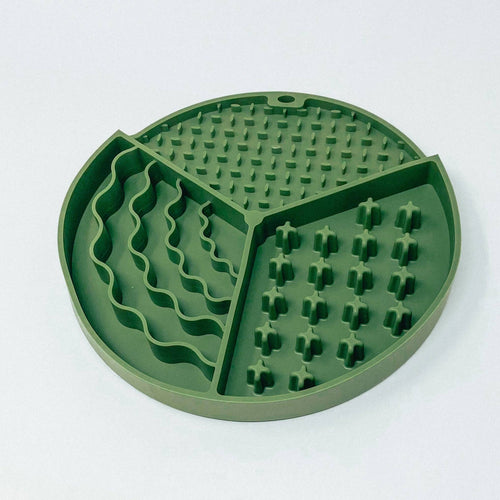 Making Waves Grub Mat | Dog Enrichment Slow Feed Lick Bowl