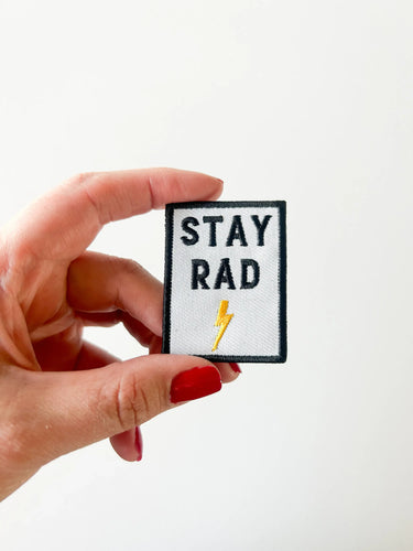 Field Trip Threads - Stay Rad Embroidered Iron-On Patch