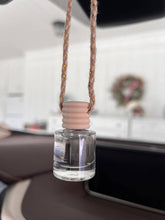 Load image into Gallery viewer, Mahogany Teakwood Hanging Car Diffuser