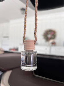 Mahogany Teakwood Hanging Car Diffuser