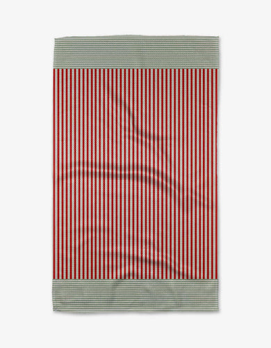 Geometry-Mrs.Clause Stripe Tea Towel