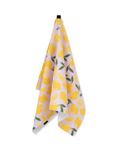 Load image into Gallery viewer, Geometry - Sweet Lemon Tea Towel
