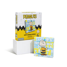 Load image into Gallery viewer, Peanuts® Mini Canvas Puzzle: Charlie Brown