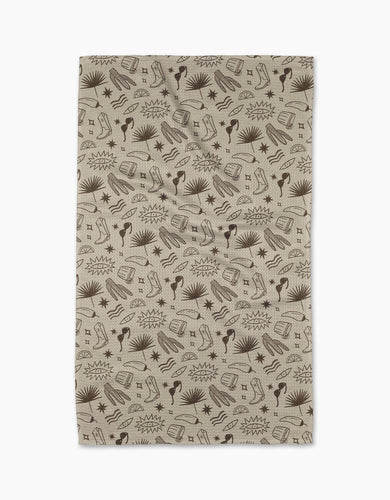 Geometry - Bonfire Nights Tea Towel