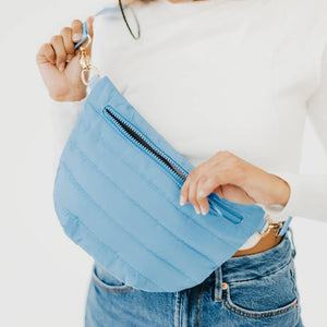 Jolie Puffer Belt Bag Carolina Blue