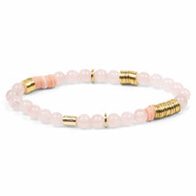 Load image into Gallery viewer, Intermix Stone Stacking Bracelet - Rose Quartz